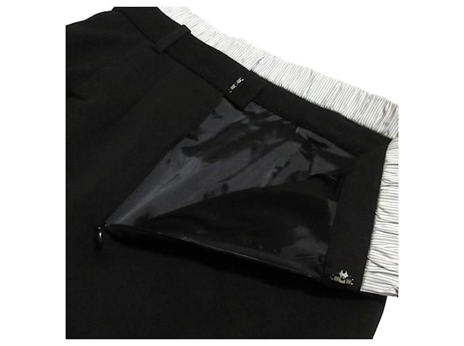 Autre Marque Falda larga ENFOLD Wave Negro - vista 6