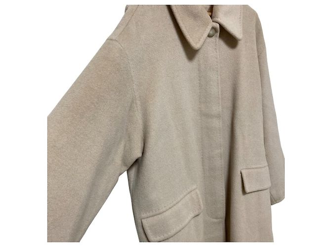 Max Mara Woll-Kaschmir-Mantel Beige - Ansicht 2