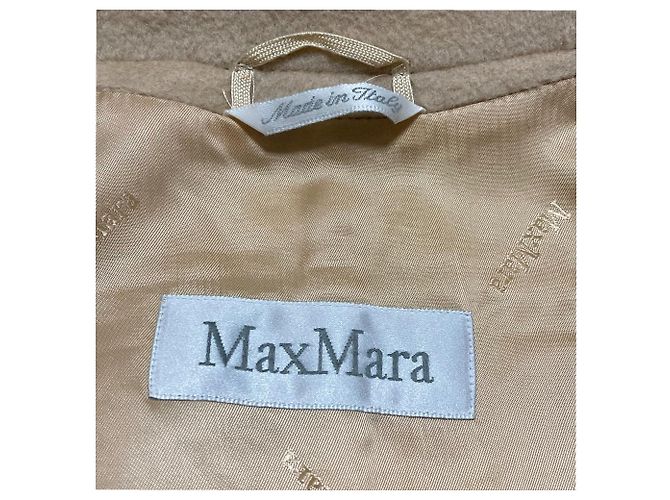 Max Mara Woll-Kaschmir-Mantel Beige - Ansicht 6