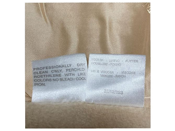 Max Mara Woll-Kaschmir-Mantel Beige - Ansicht 8