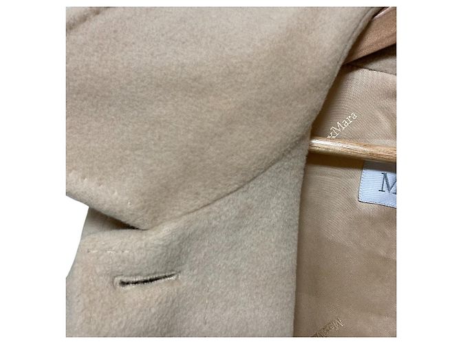 Max Mara Woll-Kaschmir-Mantel Beige - Ansicht 9