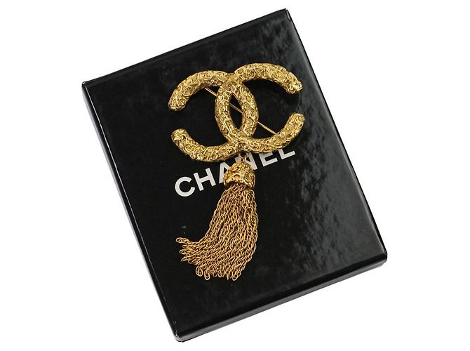 Spilla con nappa Chanel Coco Mark D'oro - vista 14