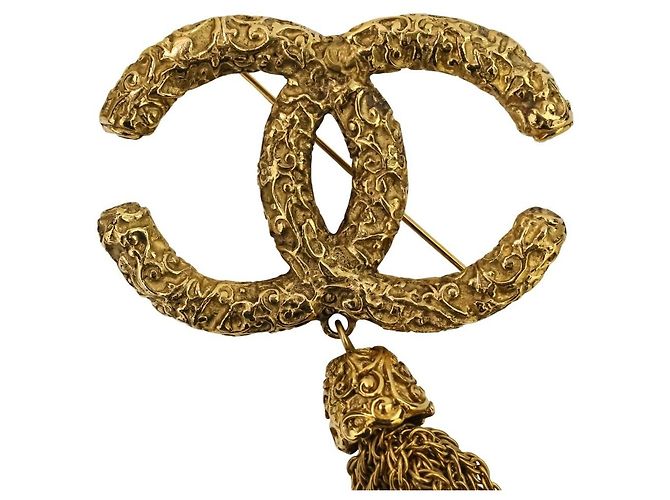 Spilla con nappa Chanel Coco Mark D'oro - vista 6