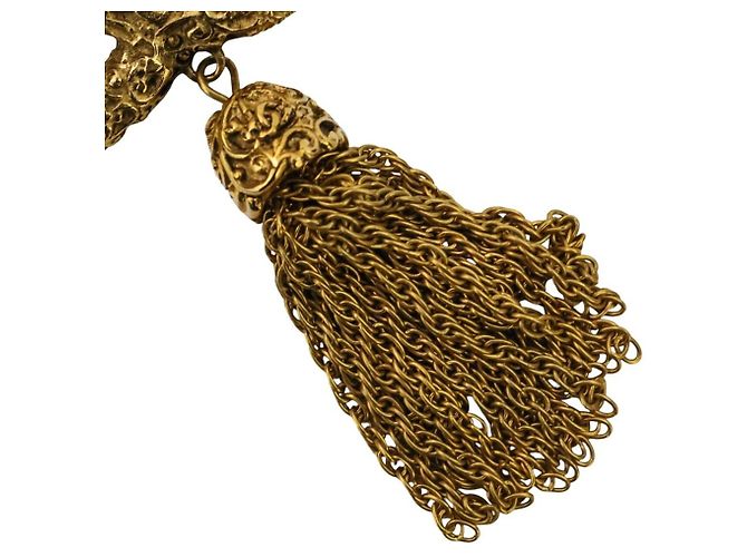 Spilla con nappa Chanel Coco Mark D'oro - vista 7