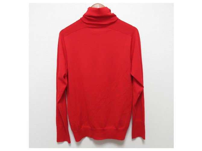 Autre Marque Deuxieme Classe Refind Strickpullover mit Rollkragen Rot - Ansicht 2