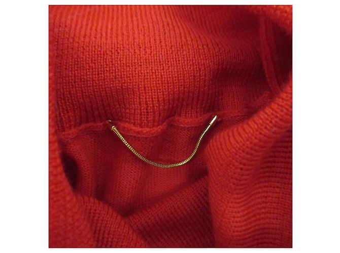 Autre Marque Deuxieme Classe Refind Strickpullover mit Rollkragen Rot - Ansicht 6