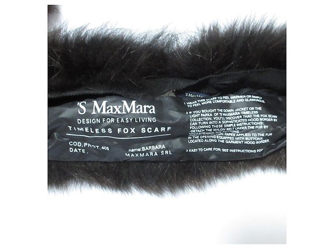 Set di accessori 2 way in pelliccia di volpe S Max Mara Marrone - vista 7