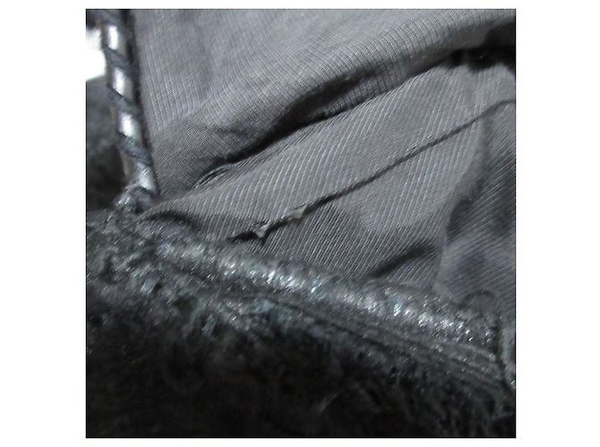 Autre Marque DES PRES Chic Tweed Vest Negro - vista 10