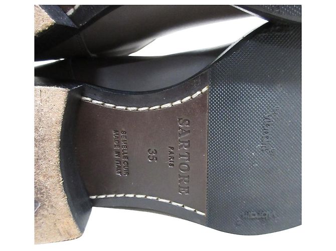 Autre Marque Lederstiefel von Sartore Braun - Ansicht 10