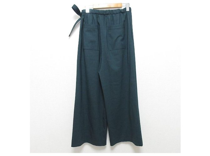 Autre Marque Pantaloni in lana con coulisse TOMORROWLAND .B Verde Cachi - vista 2
