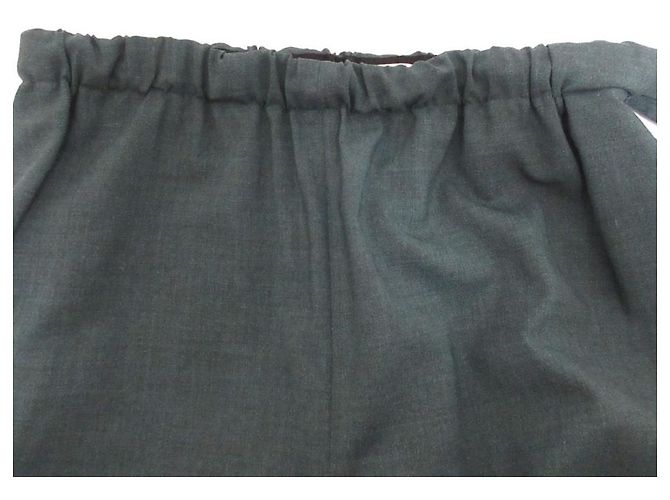 Autre Marque Pantaloni in lana con coulisse TOMORROWLAND .B Verde Cachi - vista 5