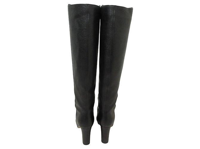 Autre Marque Botas largas de cuero Gianvito Rossi Negro - vista 2