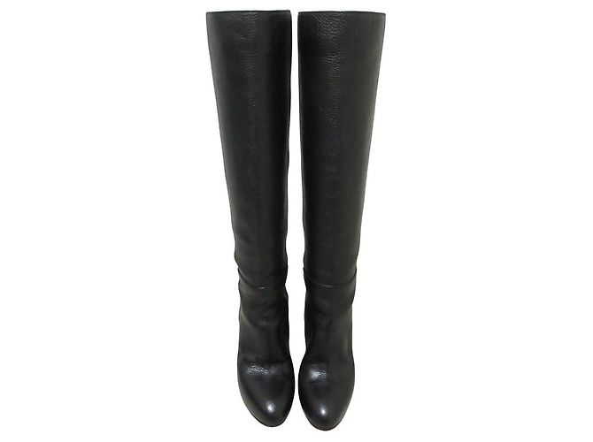 Autre Marque Botas largas de cuero Gianvito Rossi Negro - vista 4