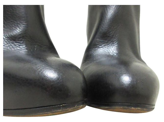 Autre Marque Botas largas de cuero Gianvito Rossi Negro - vista 5