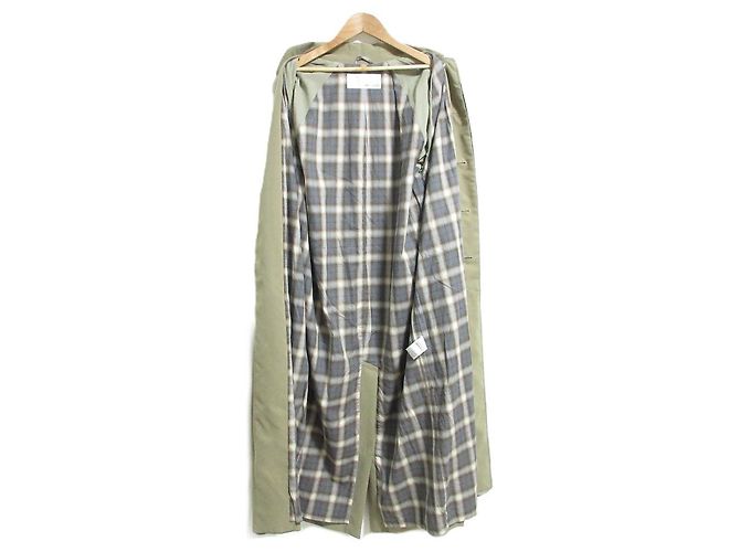 Autre Marque Abrigo de cuello alto Whim Gazette Verde Caqui - vista 4
