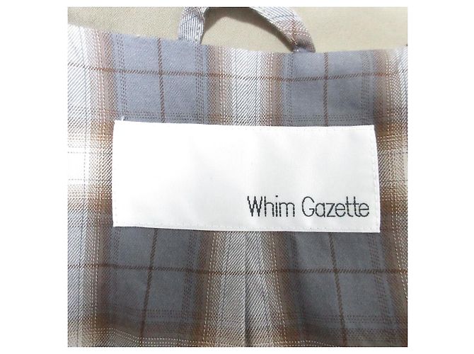 Autre Marque Abrigo de cuello alto Whim Gazette Verde Caqui - vista 5