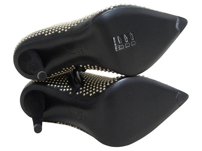 Autre Marque Stivaletti in pelle con borchie Giuseppe Zanotti Nero - vista 5