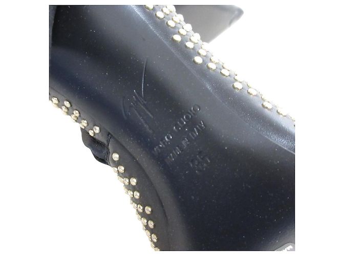 Autre Marque Stivaletti in pelle con borchie Giuseppe Zanotti Nero - vista 6