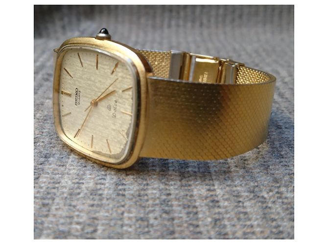 Relógio de quartzo banhado a ouro Seiko Dolce ref. 9641-5040 Dourado - vista 10