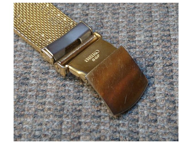 Relógio de quartzo banhado a ouro Seiko Dolce ref. 9641-5040 Dourado - vista 12