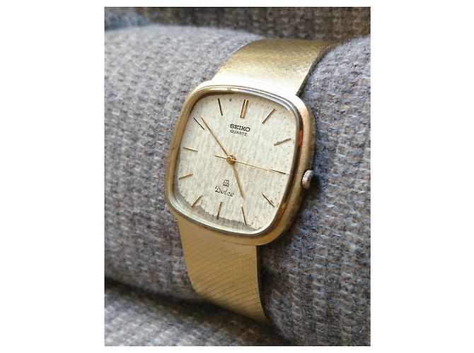Relógio de quartzo banhado a ouro Seiko Dolce ref. 9641-5040 Dourado - vista 14