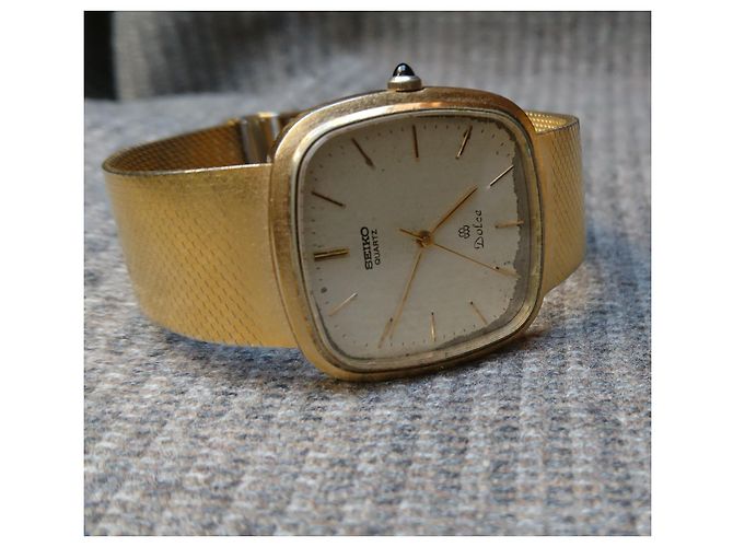 Relógio de quartzo banhado a ouro Seiko Dolce ref. 9641-5040 Dourado - vista 15