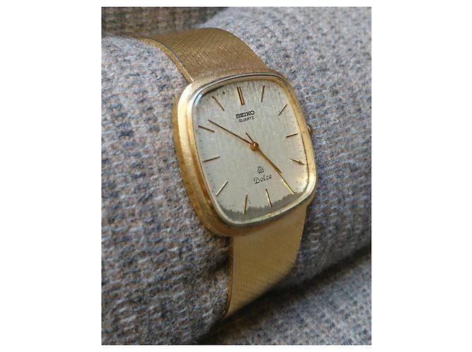 Relógio de quartzo banhado a ouro Seiko Dolce ref. 9641-5040 Dourado - vista 2