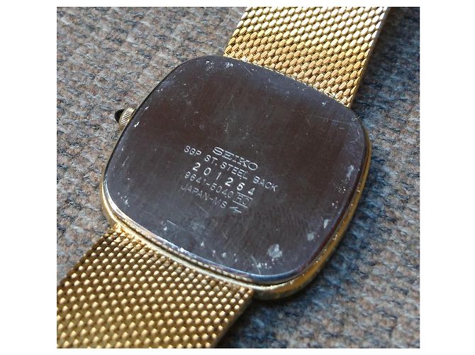 Relógio de quartzo banhado a ouro Seiko Dolce ref. 9641-5040 Dourado - vista 4