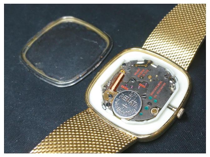 Relógio de quartzo banhado a ouro Seiko Dolce ref. 9641-5040 Dourado - vista 5