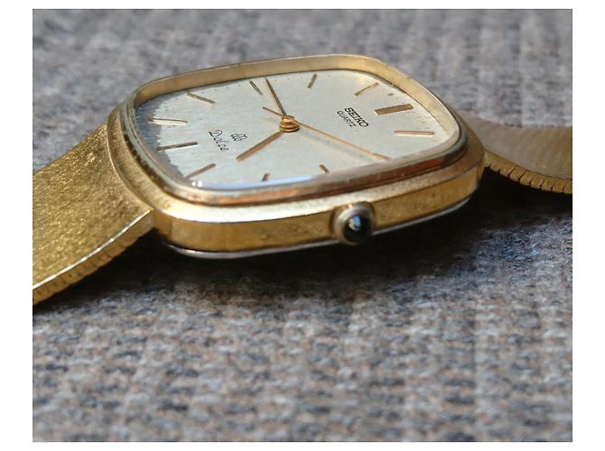 Relógio de quartzo banhado a ouro Seiko Dolce ref. 9641-5040 Dourado - vista 6