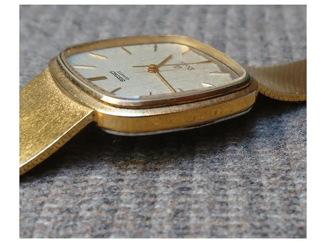 Relógio de quartzo banhado a ouro Seiko Dolce ref. 9641-5040 Dourado - vista 7