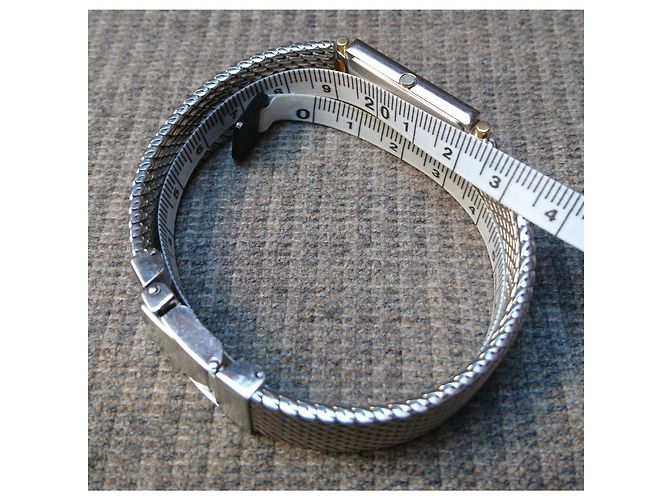 Relógio de quartzo Seiko Dolce ref. 2N20-5010 Branco Dourado - vista 8