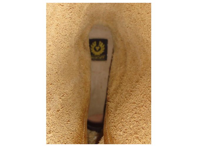 Botas de cuero perforado Belstaff en estado nuevo Beige - vista 6