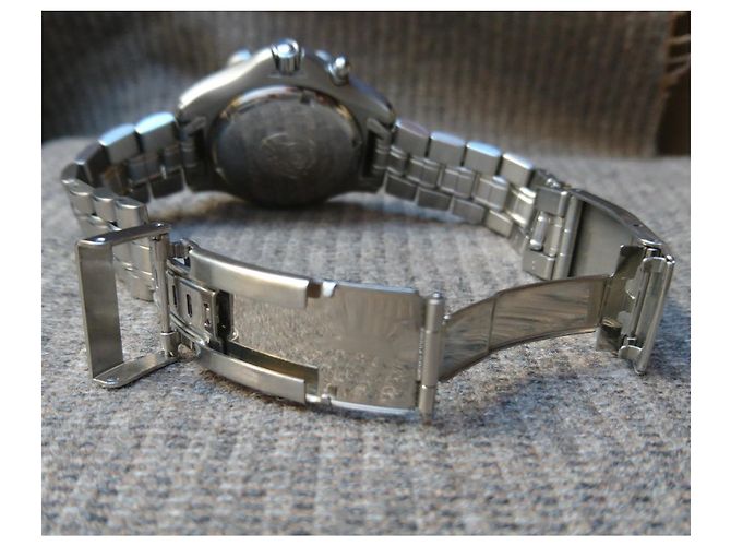Relógio automático/quartzo Seiko AGS Scuba ref. 5M23-6B40 Azul Hardware prateado - vista 10