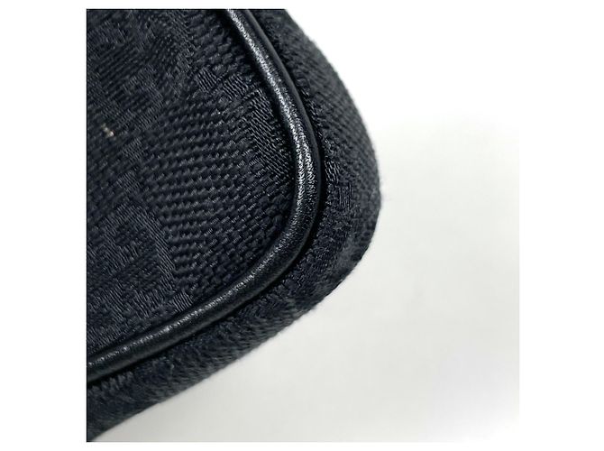 Gucci Horsebit Geldbörse/Münzbeutel Schwarz Rot Grün - Ansicht 3