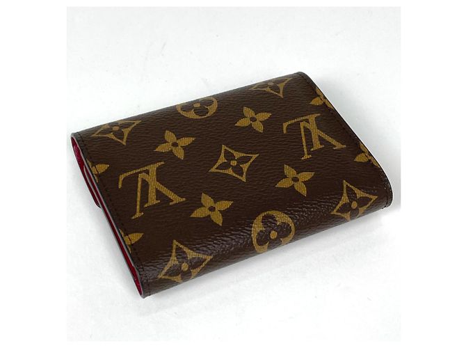 Portafoglio Victorine a tre pieghe Louis Vuitton Marrone Fuschia Monogramma - vista 2
