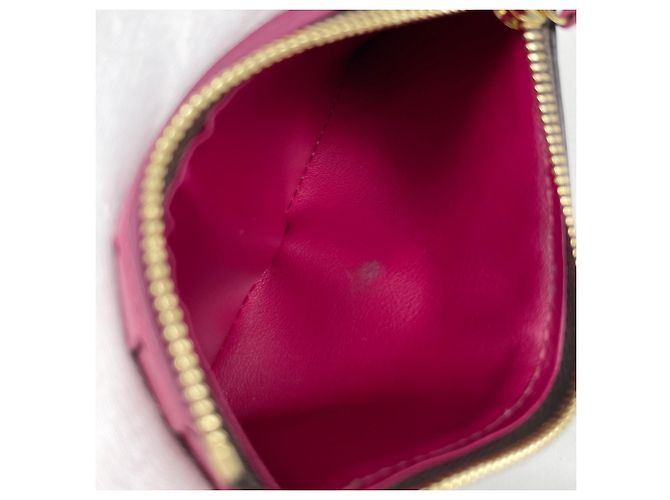 Portafoglio Victorine a tre pieghe Louis Vuitton Marrone Fuschia Monogramma - vista 5