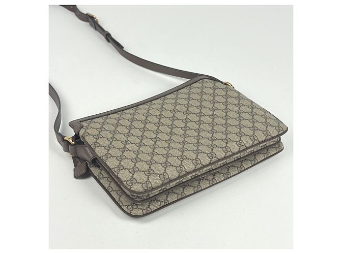 Sac à l'épaule Gucci Medium en marron - vue 2