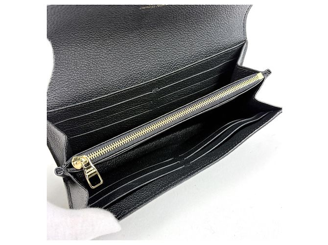 Louis Vuitton Monogram Empreinte Sarah Long Wallet Schwarz - Ansicht 5