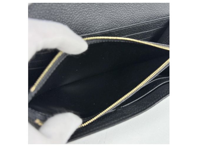 Louis Vuitton Monogram Empreinte Sarah Long Wallet Schwarz - Ansicht 6