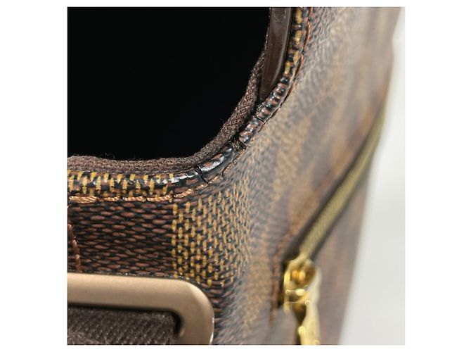 Borsa a Spalla Louis Vuitton Brooklyn MM Marrone Damier ebene - vista 6