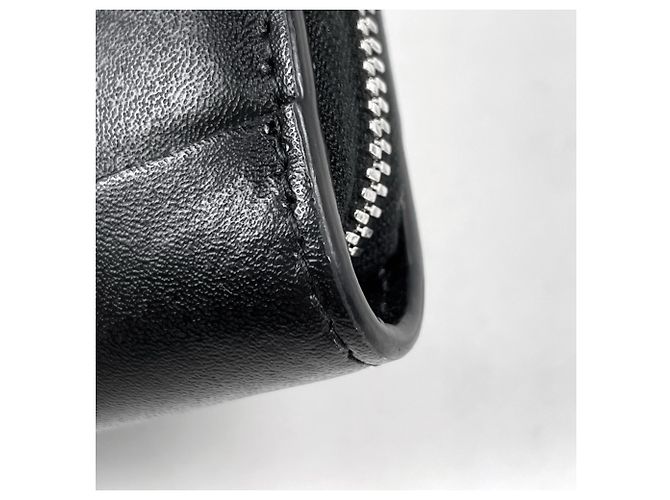 Cartera larga Intrecciato Bottega Veneta Negro - vista 3
