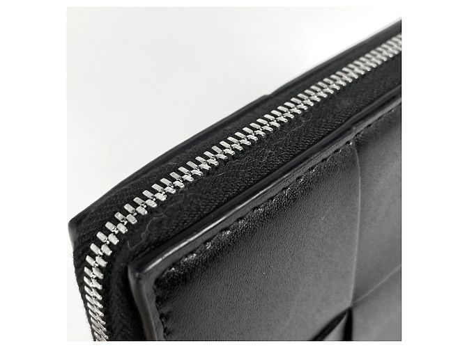 Cartera larga Intrecciato Bottega Veneta Negro - vista 4