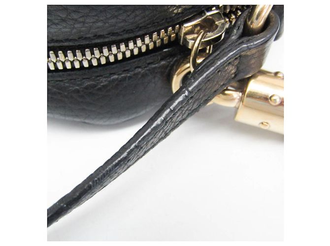 Borsa a tracolla Gucci Soho Disco in pelle nera Nero - vista 11