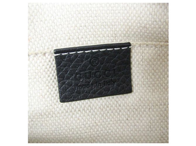 Borsa a tracolla Gucci Soho Disco in pelle nera Nero - vista 17