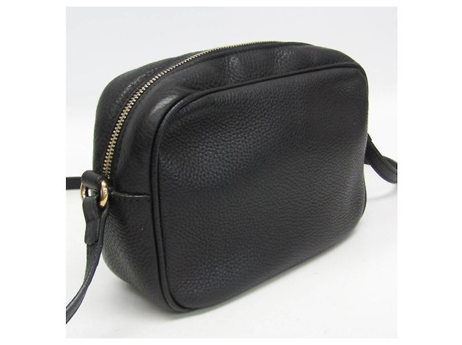 Borsa a tracolla Gucci Soho Disco in pelle nera Nero - vista 5