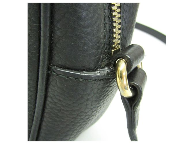 Borsa a tracolla Gucci Soho Disco in pelle nera Nero - vista 7