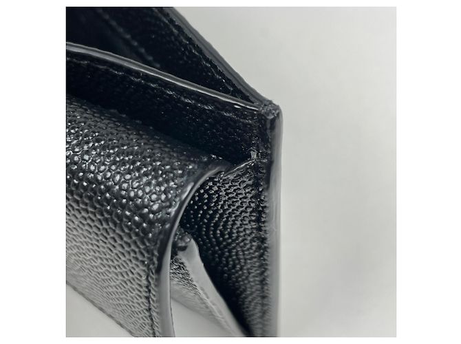 Tarjetero de cuero negro Saint Laurent - vista 4