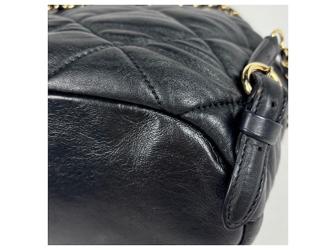 Salvatore Ferragamo gesteppter Lederrucksack Schwarz - Ansicht 4