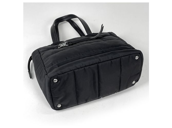 Bolso Tote Prada de nailon negro 1BG056 - vista 2